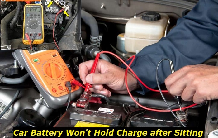 car battery wont hold charge after sitting